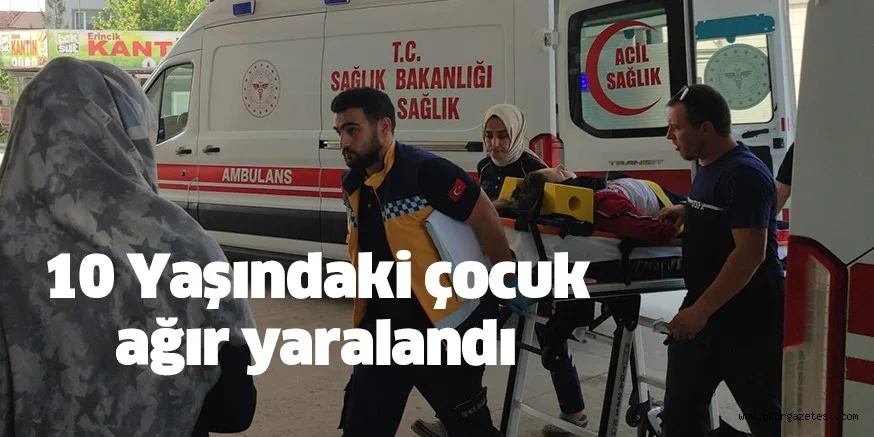Özel okulun penceresinden düşen 10 yaşındaki çocuk ağır yaralandı