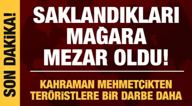 PKK'ya bir darbe daha: Mağaraya saklanan teröristler kurtulamadı!