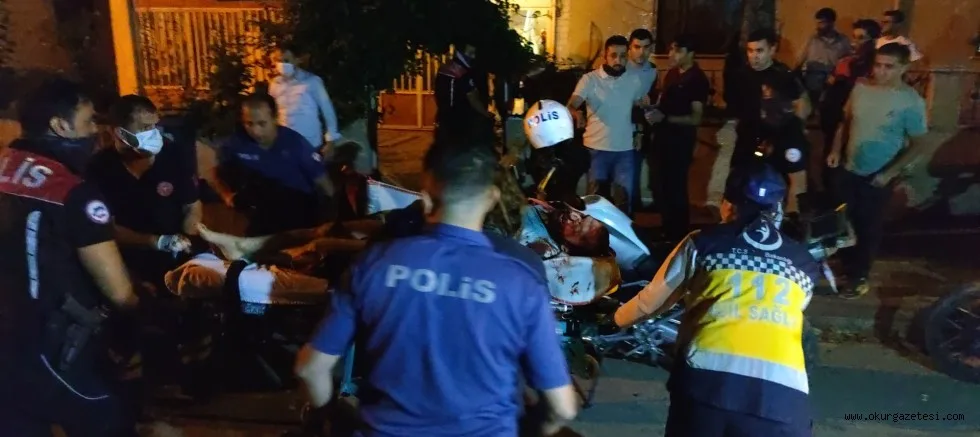 Polislere ateş açan genç silahla kendisini vurdu