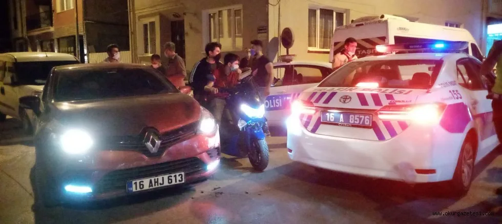 Polisten kaçarken kaza yapan otomobilde uyuşturucu madde ele geçirildi