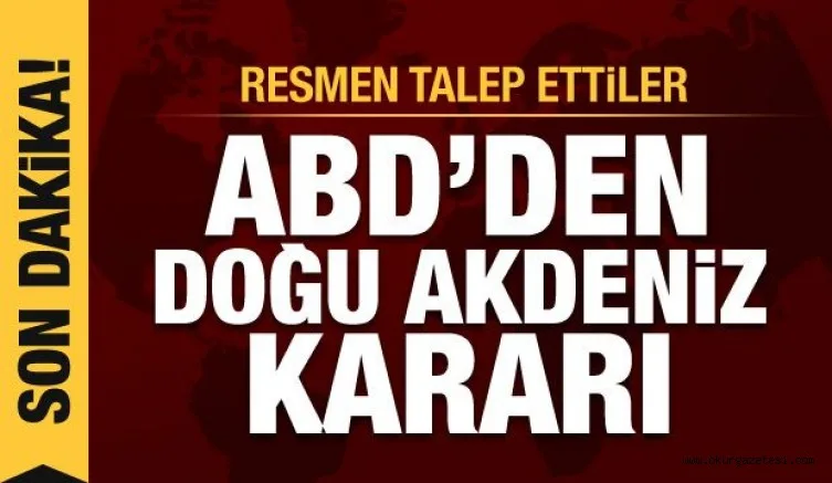 Pompeo, ABD'nin Doğu Akdeniz kararını açıkladı! Resmen talep ettiler