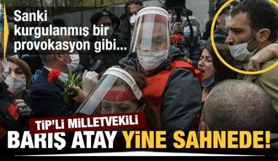 Provokatör Barış Atay 1 Mayıs'ta yine sahnede