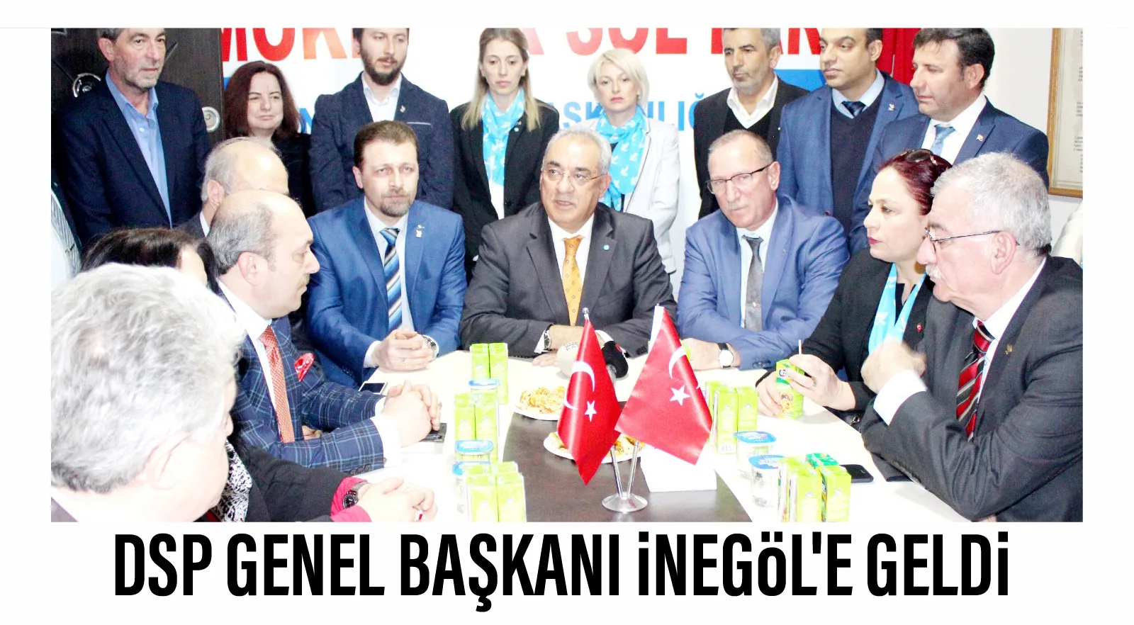 DSP Genel Başkanı İnegöl’de parti binası açılışına katıldı