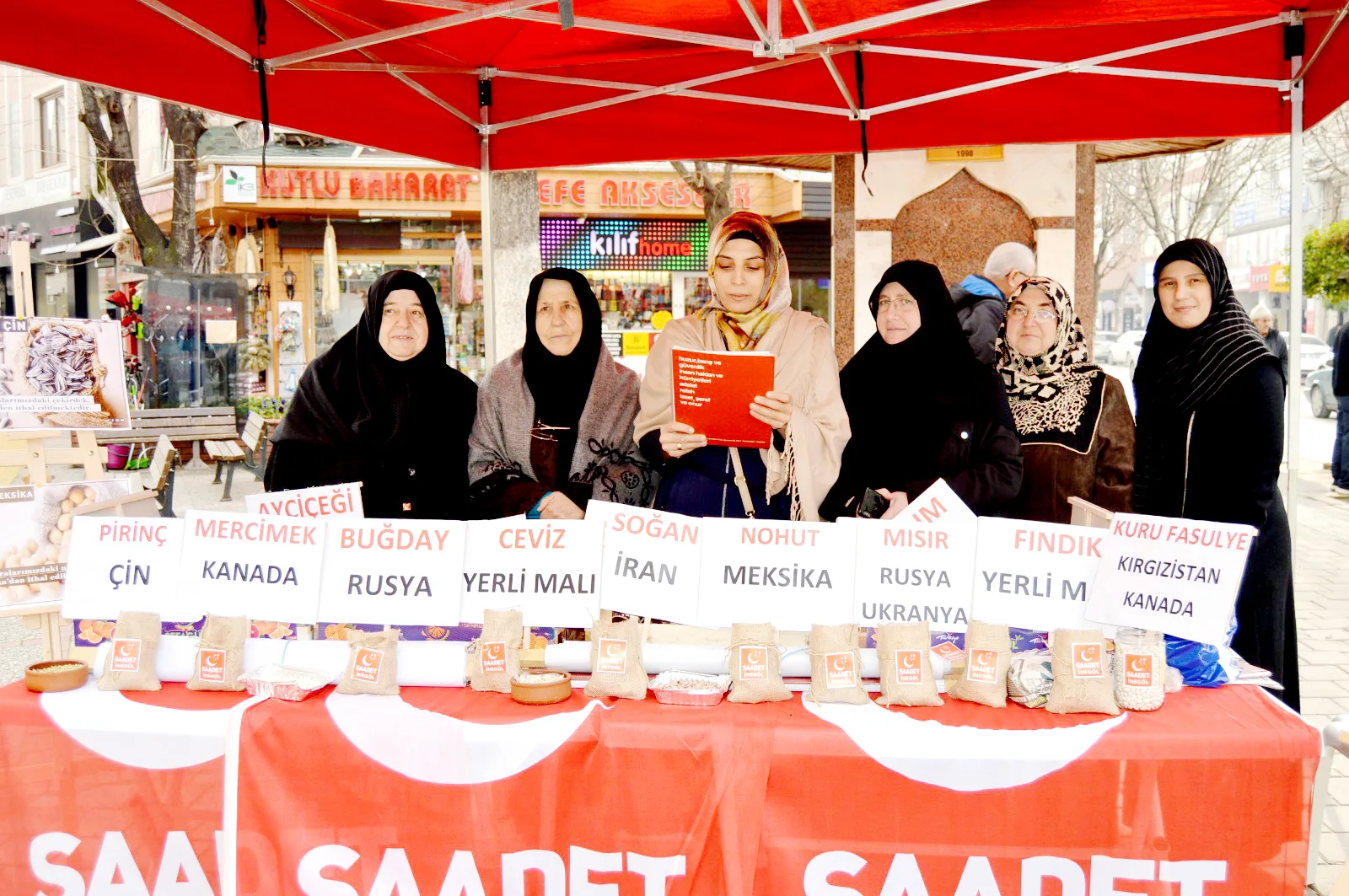 Saadet'li kadınlardan 'Yerli Malı' mesajı