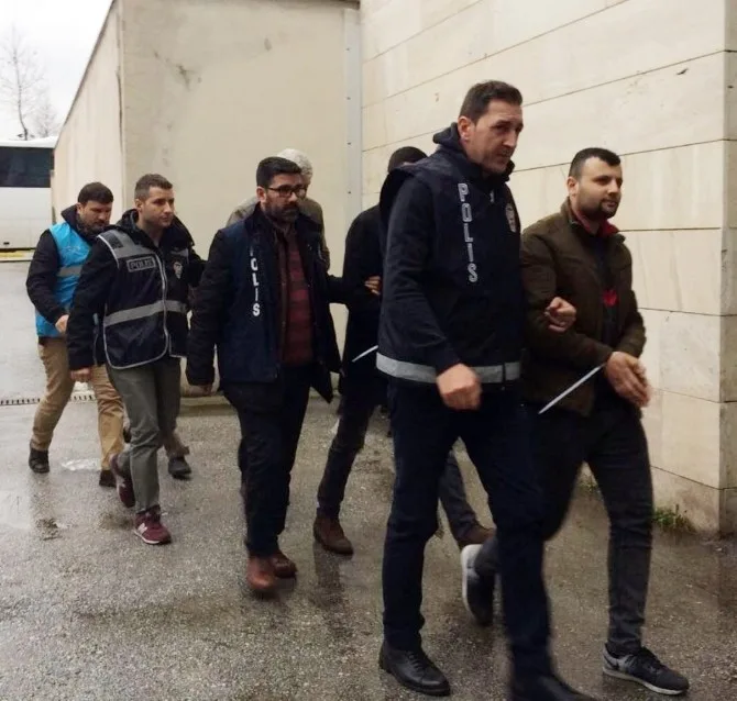 Sakaryada 2 Pkk Şüphelisi Adliyeye Sevk Edildi