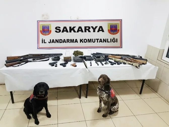 Sakaryada Silah Kaçakçılarına Operasyon