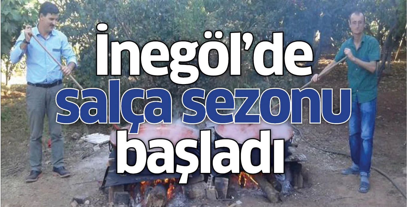İnegöl'de salça sezonu başladı