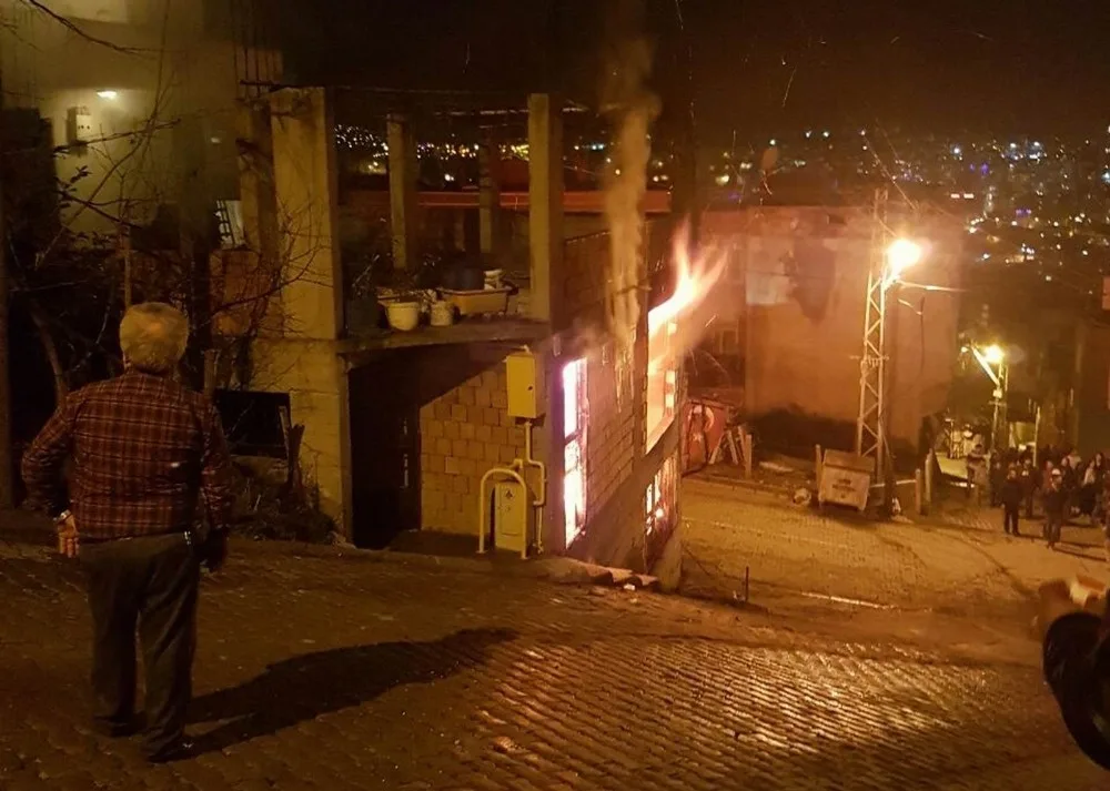 Samsunda Yangın Paniği