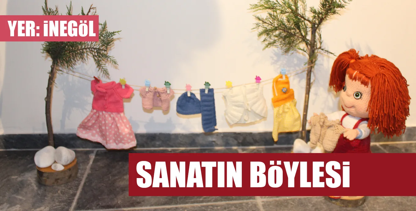 ŞİŞ VE TIĞ ÖRÜCÜLÜĞÜ İLE ÇİZGİ FİLM KARAKTERLERİNİ SANATA DÖNÜŞTÜRDÜLER