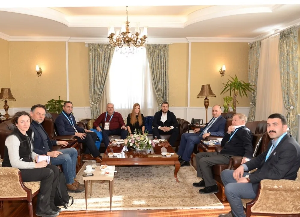 Saraybosna Belediye Başkanı Skakadan Vali Azizoğluna Ziyaret