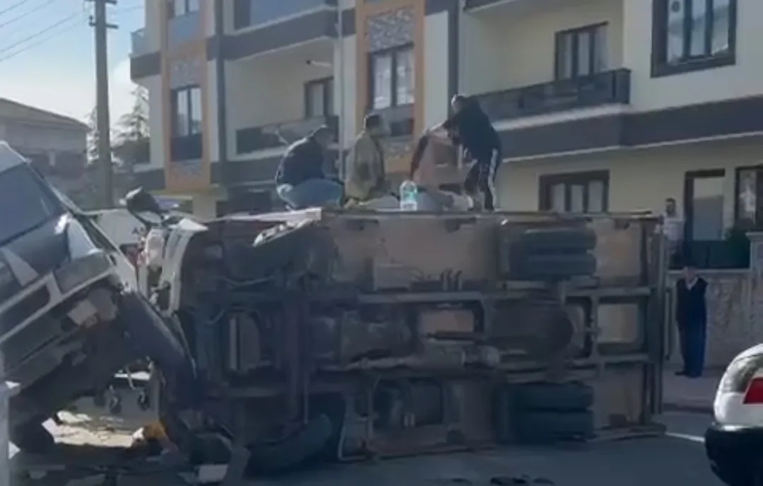 İnegöl'de feci kaza