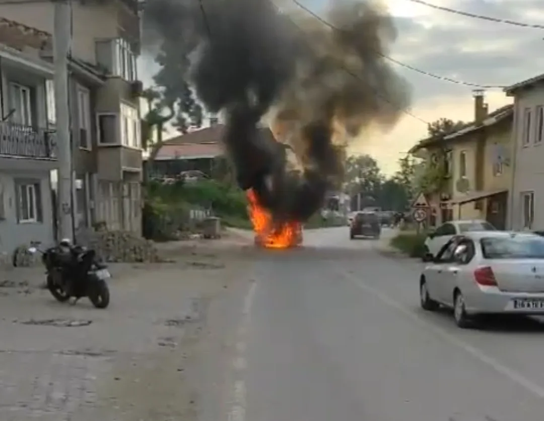 İnegöl'de korkulu anlar...