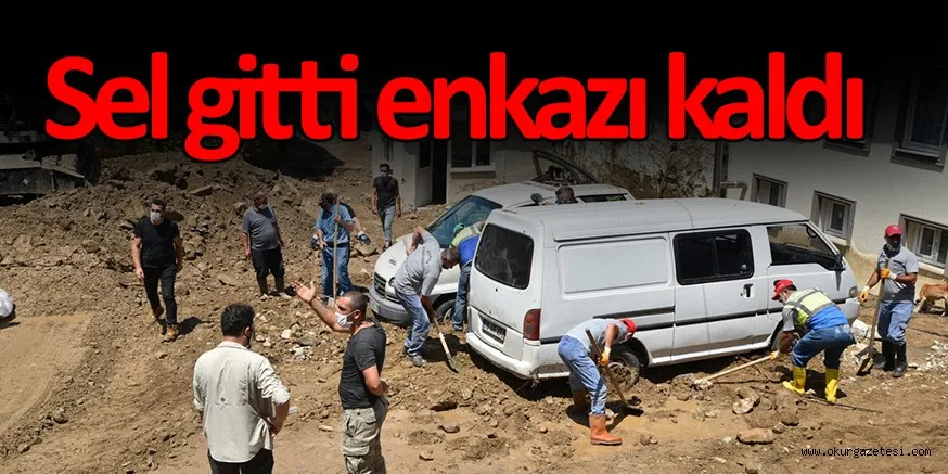 SEL GİTTİ GERİYE ENKAZI ALDI