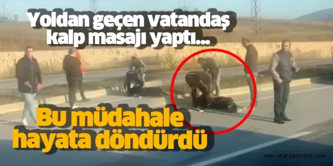 Servis minibüsü ile çarpışan motosiklet sürücüsü ağır yaralandı