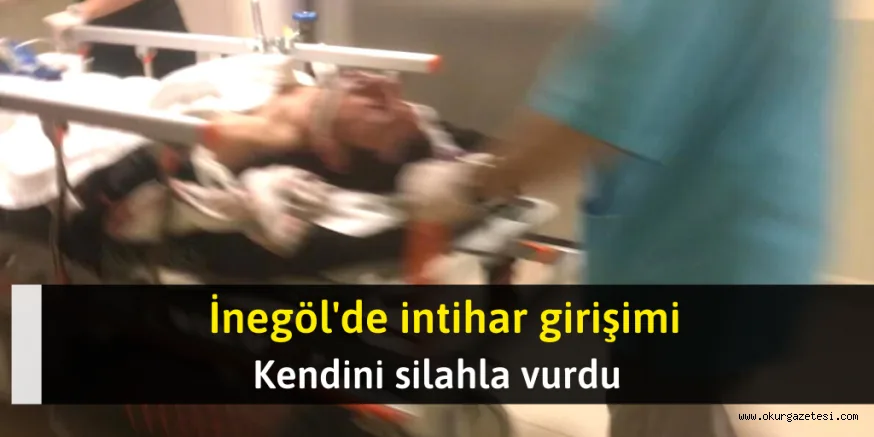Silahla kendini vurarak intihar etmek istedi