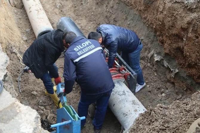 Silopiye Yeni Su Boruları Döşendi