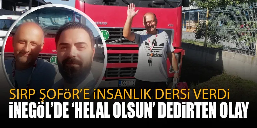 SIRP ŞOFöRE iNSANLIK DERSi VERDi