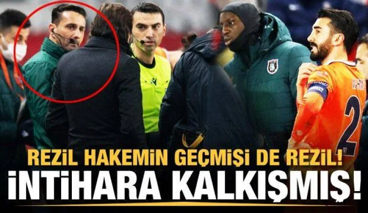 Skandal hakemin geçmişi de rezil!