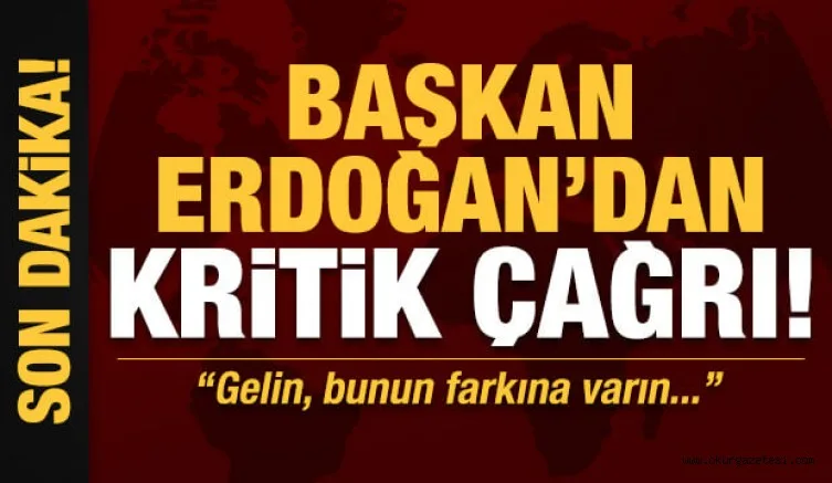 Son dakika: Başkan Erdoğan'dan önemli açıklamalar!