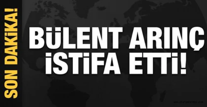 Son dakika: Bülent Arınç istifa etti