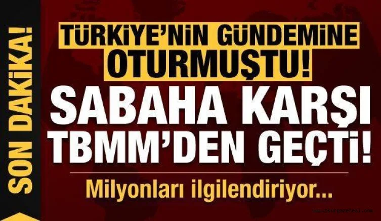 Son dakika: Sosyal medya düzenlemesi TBMM'de kabul edilerek yasalaştı!