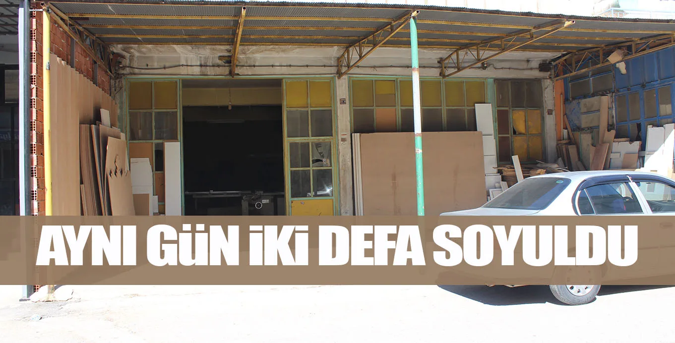 AYNI GüN iKi DEFA SOYULDU