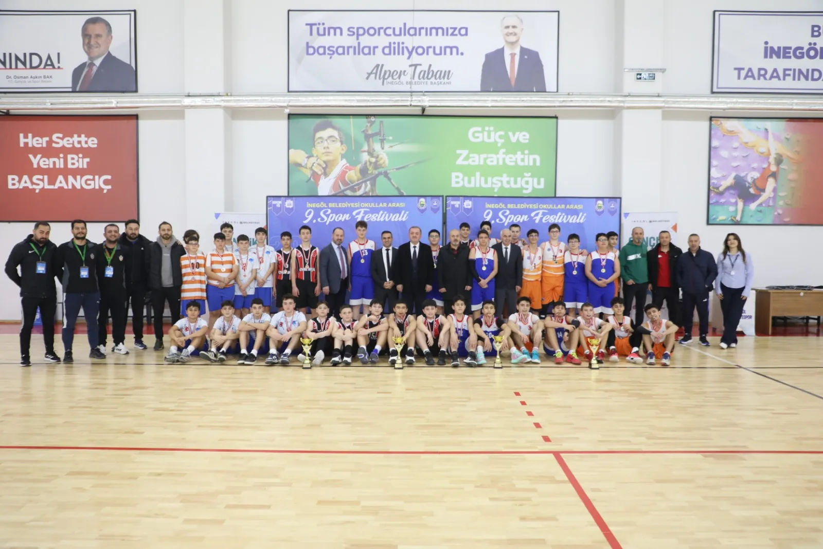 Spor Festivali’nde potanın yıldızları ödüllerini aldı
