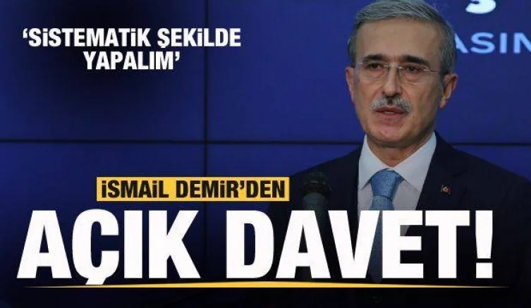 SSB Başkanı Demir'den açık davet: Sistematik şekilde yapalım