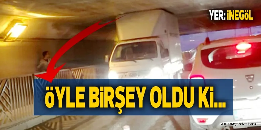 SüLEYMANiYE ALT GEÇiTi'NDE SIKIŞTI