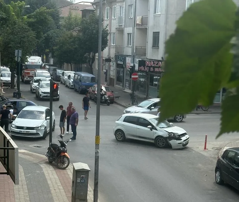 İnegöl’de korkutan kaza