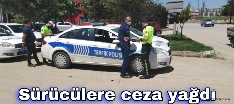 Sürücülere ceza yağdı