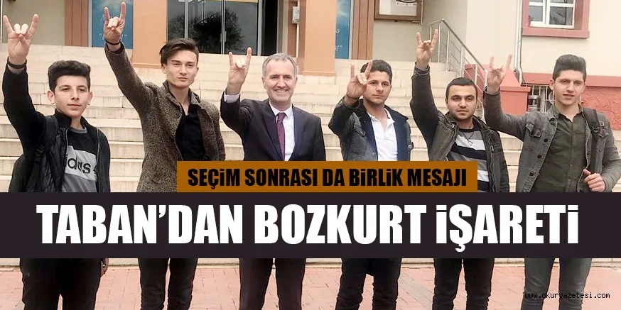 TABAN’DAN BOZKURT iŞARETi