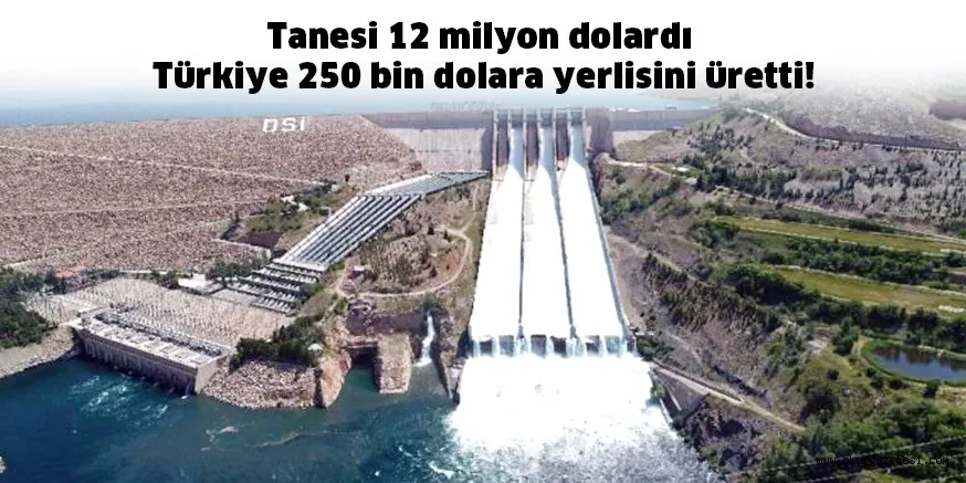 Tanesi 12 milyon dolardı, Türkiye 250 bin dolara yerlisini üretti!