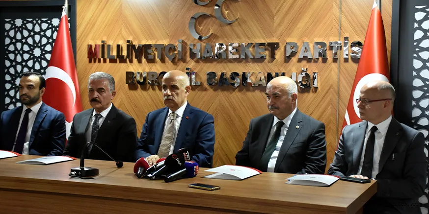 Tarım ve Orman Bakanı Kirişci, Bursa'da MHP İl Başkanlığını ziyaret etti: