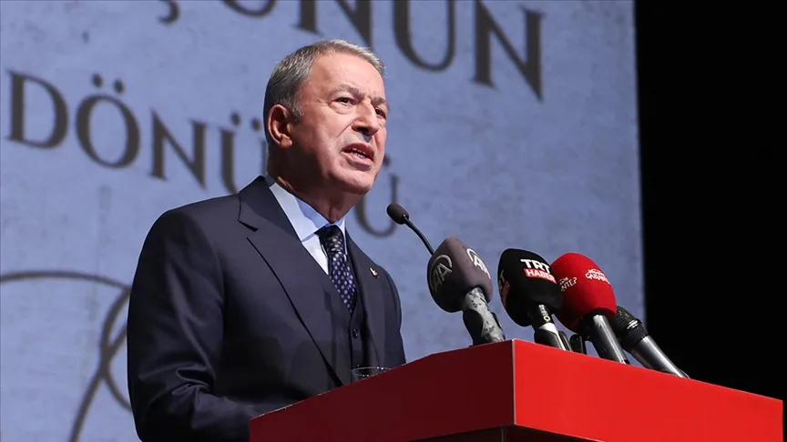 "Kahraman ordumuz nerede olursa olsun ülkemizin ve milletimizin güvenliğini sağlama kararlılığındadır"