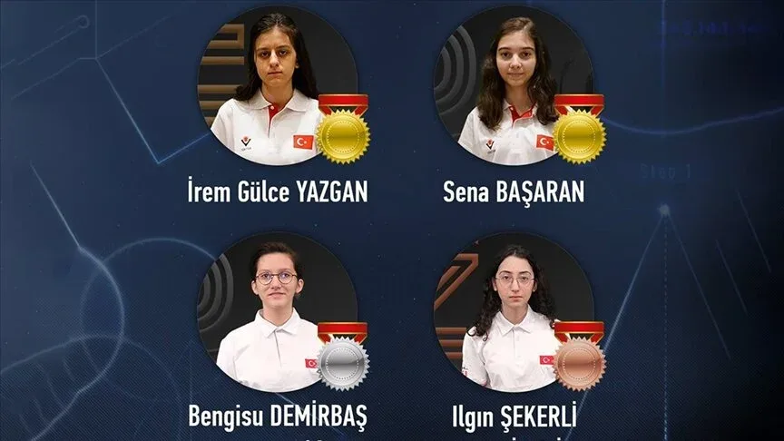 Avrupa Kızlar Matematik Olimpiyatı'nda 4 Türk öğrenci ödül aldı