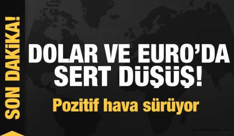 TL 7 haftada ralli yaptı! Dolar ve Euro'da sert düşüş