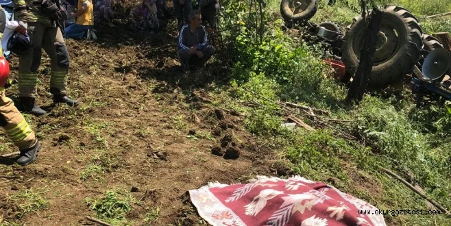 Traktörün altında kalan muhtar hayatını kaybetti