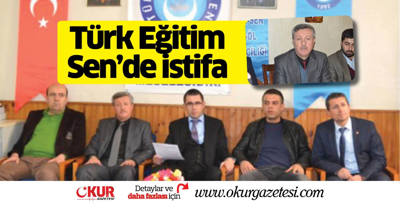 Türk Eğitim Sen'de istifa