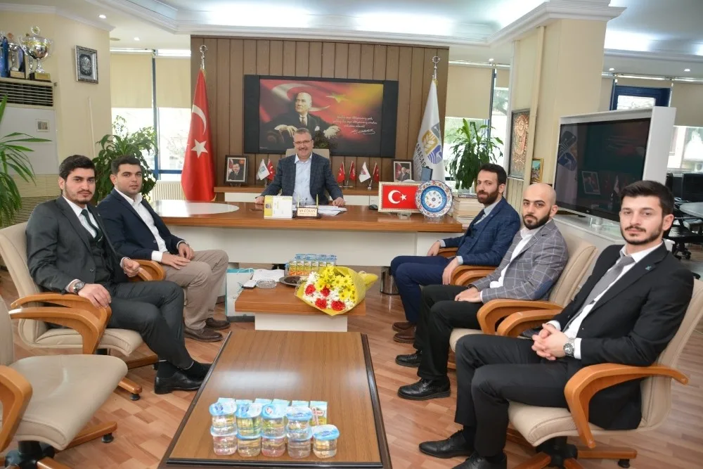 Tügvadan Başkan Özkana Ziyaret