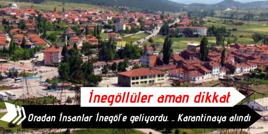 Tunçbilek karantinaya alındı