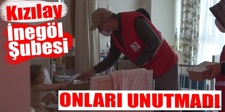 Türk Kızılay İnegöl Şubesi çocukları unutmadı