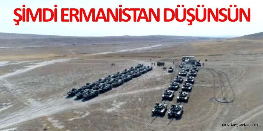 Türkiye-Azerbaycan ortak tatbikatından Ermenistan'ı korkutacak kareler