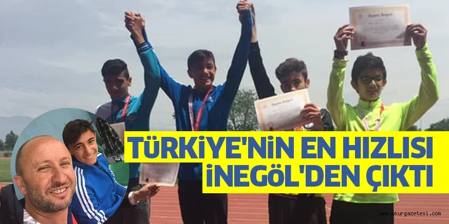 TÜRKİYE'NİN EN HIZLISI İNEGÖL'DEN ÇIKTI