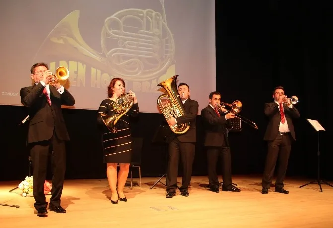 Türkiyenin İlk ‘Bakır Nefesli Beşlisi Golden Horn Brass Başkentlilerle Buluştu