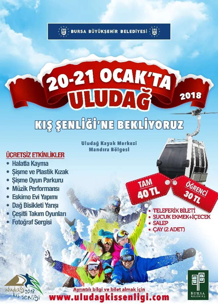 Uludağda Şenlik Heyecanı