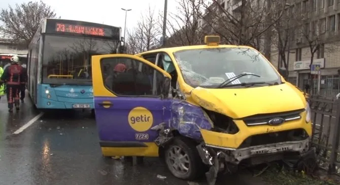 Unkapanında Trafik Kazası