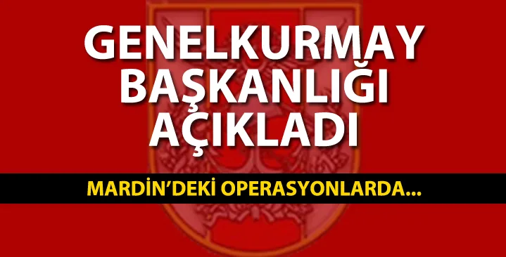 Genelkurmay Başkanlığı'ndan açıklama