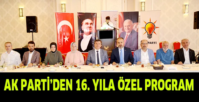 AK Parti'den 16.Yıla Özel Program