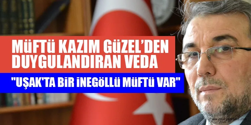 "UŞAK'TA BiR iNEGöLLü MüFTü VAR"